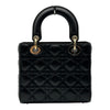 クリスチャン・ディオール Christian Dior レディディオール My ABCDior バッグスモール M05380NGE ブラック カナージュラムスキン レディース ショルダーバッグ