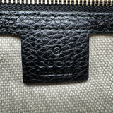 グッチ GUCCI インターロッキングG ソーホートートバッグ 308982 ブラック レザー レディース トートバッグ