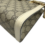 グッチ GUCCI パドロック GGスモール ショルダーバッグ 498156 アイボリー GGスプリーム レディース