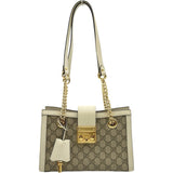 グッチ GUCCI パドロック GGスモール ショルダーバッグ 498156 アイボリー GGスプリーム レディース