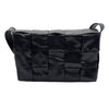 ボッテガ・ヴェネタ BOTTEGA VENETA カセット ショルダーバッグ 667298 ブラック レザー レディース ウエストバッグ