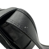 ボッテガ・ヴェネタ BOTTEGA VENETA カセット ショルダーバッグ 667298 ブラック レザー レディース ウエストバッグ