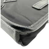 プラダ PRADA Re-Nylon スマートフォンケース 2ZH108 ブラック ナイロン/サフィアーノレザー レディース その他バッグ