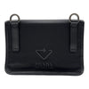 プラダ PRADA Re-Nylon スマートフォンケース 2ZH108 ブラック ナイロン/サフィアーノレザー レディース その他バッグ