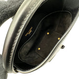 サンローラン SAINT LAURENT Le 37 ミニ バケットバッグ 765870 ブラック ゴールド金具 カーフスキン レディース ショルダーバッグ