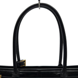 プラダ PRADA ポニーラージバッグ 1BA433 ブラック ソフトレザー レディース トートバッグ