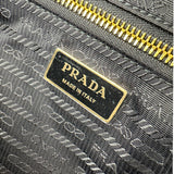 プラダ PRADA ポニーラージバッグ 1BA433 ブラック ソフトレザー レディース トートバッグ