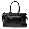 プラダ PRADA ポニーラージバッグ 1BA433 ブラック ソフトレザー レディース トートバッグ