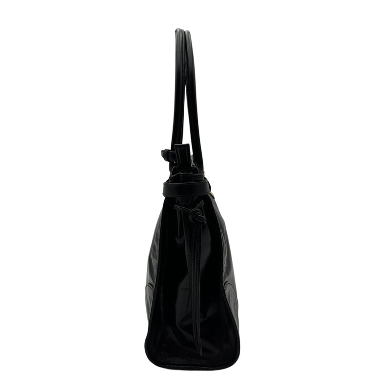 プラダ PRADA ポニーラージバッグ 1BA433 ブラック ソフトレザー
