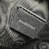 バレンシアガ BALENCIAGA ザ ハッカープロジェクトポーチ 680382 ブラック BBロゴキャンバス メンズ ポーチ