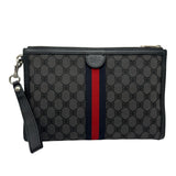 バレンシアガ BALENCIAGA ザ ハッカープロジェクトポーチ 680382 ブラック BBロゴキャンバス メンズ ポーチ