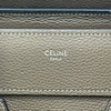 セリーヌ CELINE ラゲージ マイクロ グレージュ レザー レディース ハンドバッグ