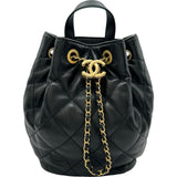 シャネル CHANEL マトラッセバックパック AS3211 ブラック ゴールド/ブラック金具 ラムスキン レディース リュック・デイパック