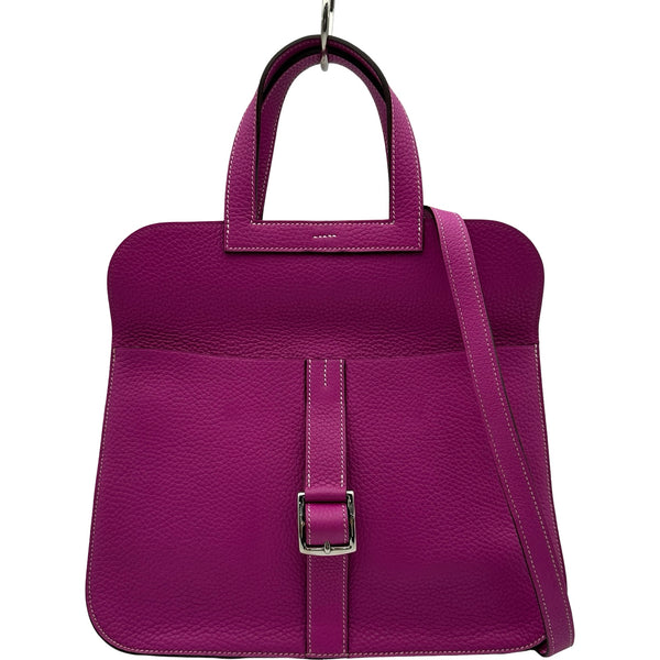 エルメス HERMES アルザン31 C刻印 ローズパープル シルバー金具