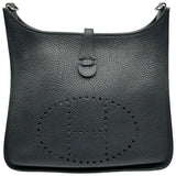 エルメス HERMES エヴリン1 PM □I刻印 ブラック シルバー金具 トリヨン レディース ショルダーバッグ