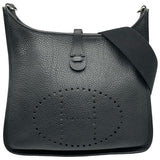 エルメス HERMES エヴリン1 PM □I刻印 ブラック シルバー金具 トリヨン レディース ショルダーバッグ