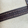 エルメス HERMES ガーデンパーティPM □D刻印 ブラウン シルバー金具 トワル レディース ハンドバッグ