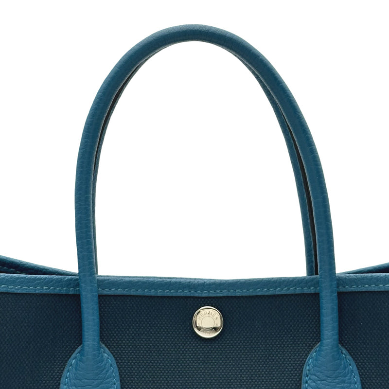 エルメス HERMES ガーデンパーティTPM B刻印 ブルーオーシャン/ブルー
