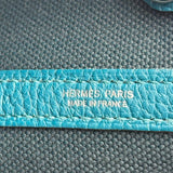 エルメス HERMES ガーデンパーティTPM B刻印 ブルーオーシャン/ブルーイズミール シルバー金具 トワル/ネゴンダ レディース ハンドバッグ