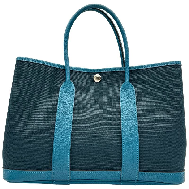 エルメス HERMES ガーデンパーティTPM B刻印 ブルーオーシャン/ブルー