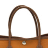 エルメス HERMES ガーデンパーティTPM C刻印 アプリコット/ゴールド シルバー金具 トワル/ネゴンダ レディース ハンドバッグ