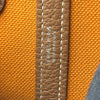 エルメス HERMES ガーデンパーティTPM C刻印 アプリコット/ゴールド シルバー金具 トワル/ネゴンダ レディース ハンドバッグ