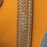 エルメス HERMES ガーデンパーティTPM C刻印 アプリコット/ゴールド シルバー金具 トワル/ネゴンダ レディース ハンドバッグ
