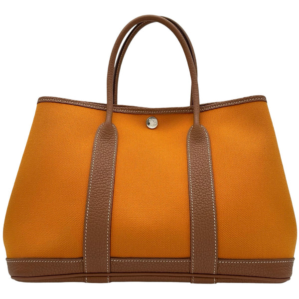 エルメス HERMES ガーデンパーティTPM C刻印 アプリコット/ゴールド