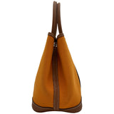 エルメス HERMES ガーデンパーティTPM C刻印 アプリコット/ゴールド シルバー金具 トワル/ネゴンダ レディース ハンドバッグ