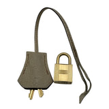 エルメス HERMES ケリー32 内縫い トリコロール □G刻印 タバックキャメル/ショコラ/アルジル ゴールド金具 トリヨン レディース ショルダーバッグ