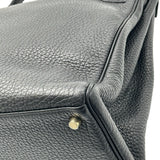 エルメス HERMES ケリー35 内縫い □M刻印 ブラック ゴールド金具 トリヨン レディース ショルダーバッグ