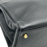 エルメス HERMES ケリー35 内縫い □B刻印 ブラック ゴールド金具 トリヨン レディース ショルダーバッグ