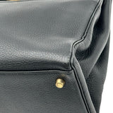 エルメス HERMES ケリー35 内縫い □B刻印 ブラック ゴールド金具 トリヨン レディース ショルダーバッグ