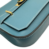 エルメス HERMES ジプシエールミニ B刻印 ニューブルージーン ゴールド金具 エバーカラー レディース ショルダーバッグ