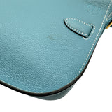 エルメス HERMES ジプシエールミニ B刻印 ニューブルージーン ゴールド金具 エバーカラー レディース ショルダーバッグ