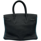 エルメス HERMES バーキン30 ヴェルソ □I刻印 ブルーインディゴ/ブルージーン シルバー金具 トゴ レディース ハンドバッグ