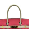 エルメス HERMES バーキン30 パーソナルオーダー　 C刻印 ローズアザレ/クレ ゴールド金具 エプソン レディース ハンドバッグ