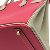 エルメス HERMES バーキン30 パーソナルオーダー　 C刻印 ローズアザレ/クレ ゴールド金具 エプソン レディース ハンドバッグ