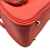 エルメス HERMES リンディミニ Z刻印 ローズテキサス ゴールド金具 トリヨン レディース ショルダーバッグ