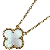 ヴァンクリーフ＆アーペル Van Cleef & Arpels ヴィンテージアルハンブラネックレス ゴールド Au750 マザーオブパール ジュエリー