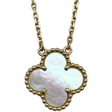 ヴァンクリーフ＆アーペル Van Cleef & Arpels ヴィンテージアルハンブラネックレス ゴールド Au750 マザーオブパール ジュエリー
