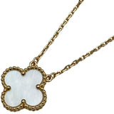 ヴァンクリーフ＆アーペル Van Cleef & Arpels ヴィンテージアルハンブラネックレス ゴールド Au750 マザー オブ パール ジュエリー