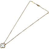 ヴァンクリーフ＆アーペル Van Cleef & Arpels ヴィンテージアルハンブラネックレス ゴールド Au750 マザー オブ パール ジュエリー