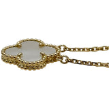 ヴァンクリーフ＆アーペル Van Cleef & Arpels ヴィンテージアルハンブラネックレス ゴールド Au760 マザー オブ パール ジュエリー