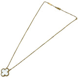 ヴァンクリーフ＆アーペル Van Cleef & Arpels ヴィンテージアルハンブラネックレス ゴールド Au760 マザー オブ パール ジュエリー