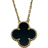 ヴァンクリーフ＆アーペル Van Cleef & Arpels ヴィンテージアルハンブラネックレス ゴールド Au750 オニキス ジュエリー