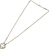 ヴァンクリーフ＆アーペル Van Cleef & Arpels ヴィンテージアルハンブラネックレス ゴールド Au750 マザー オブ パール ジュエリー