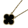 ヴァンクリーフ＆アーペル Van Cleef & Arpels ヴィンテージアルハンブラネックレス ゴールド Au750 オニキス ジュエリー