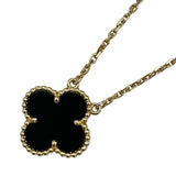 ヴァンクリーフ＆アーペル Van Cleef & Arpels ヴィンテージアルハンブラネックレス ゴールド Au750 オニキス ジュエリー