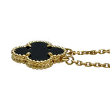 ヴァンクリーフ＆アーペル Van Cleef & Arpels ヴィンテージアルハンブラネックレス ゴールド Au750 オニキス ジュエリー